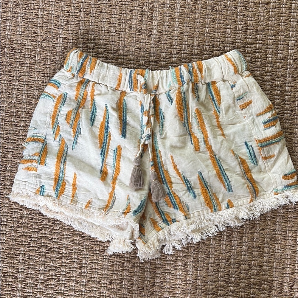 EUC Roolee THML Cotton Embroidered Shorts Small​​​​